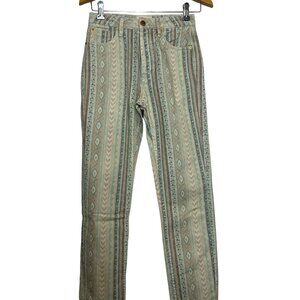 Sézane Skinny Women's Jeans Patterned Multi-Color - Size 25